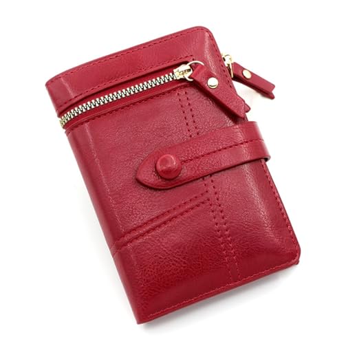 PU Leather Wallet Clip Zipper Zero Wallet Women's Short Wallet Japanese Small Fragrance(white-Dinosaur Doodle4)