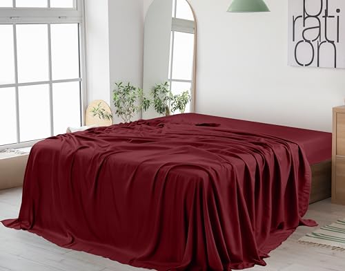 Utopia Bedding, Flat Sheet Double Size, OEKO-TEX Certified, Easy Care Soft Brushed Polyester, Microfiber Fabric, Wrinkle - Image 4