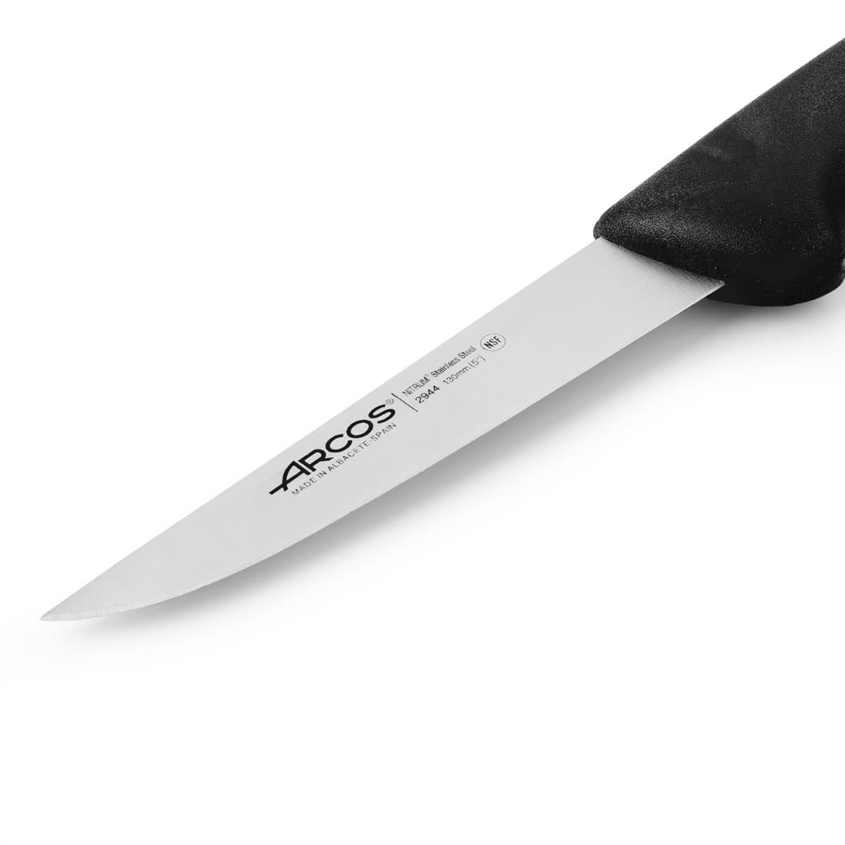 Arcos Coltello Disossatore Nitrum Lama 140 Mm – Serie 2900, Colore Blu – Manico Ergonomico In Polipropilene, Professionale