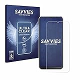Savvies 6 Stück Schutzfolie für Emporia Smart 6 Bildschirmschutz-Folie Ultra-Transparent