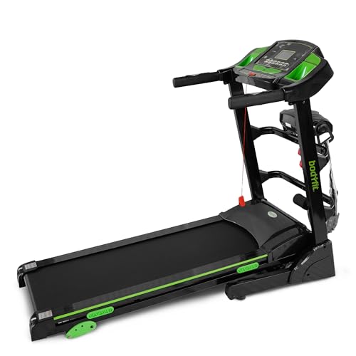 Aparatos De Gimnasio, Sports BODYFIT Caminadora eléctrica motorizadaplegable, Altavoz Bluetooth inalámbrico,Bloqueo DE Seguridad magnético