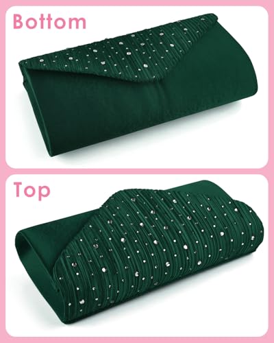 Image of TINDTOP Evening Clutch Purses for Women Handbags for Formal Wedding Party Cocktail Prom Crossbody Shoulder Envelope Bag | for Formal Wedding