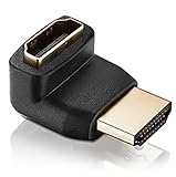 winkeladapter antennenkabel Lieferumfang: 1 Stk. conecto HDMI auf HDMI Winkel Adapter 90° (vergoldete Stecker, Full HD 1080p, 3D, UHD, 4K)