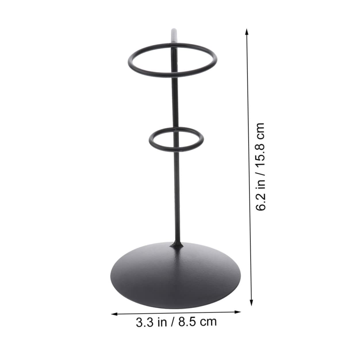 Cabilock 2Pcs Ice Cream Cone Holder Stand Iron Display Rack for Ice Cream Cones Snacks Appetizers Simple Design Easy to Clean for Parties Events