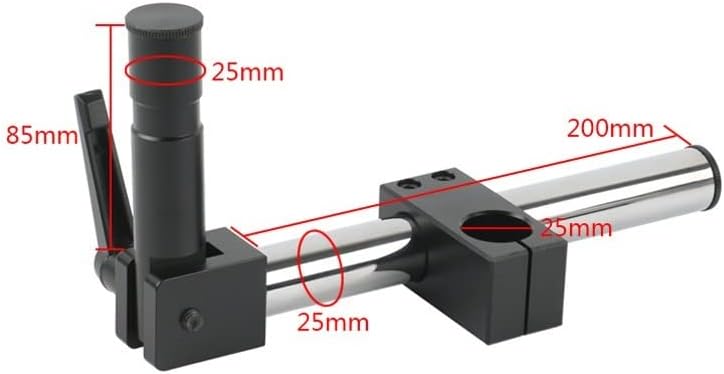 ラボ用顕微鏡アクセサリー 顕微鏡アーム アクセサリ 直径 25mm ヘビー デューティー 多軸 調整可能 メタル アーム サポート