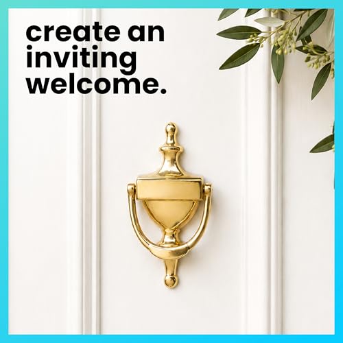 ExcelMark Door Knocker - Solid Brass Construction (Stock) by ExcelMark - Image 2