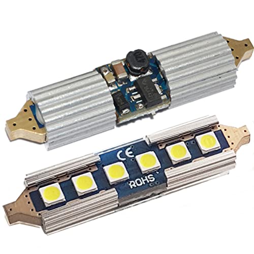 Cyber Online Sales LTD Festoon LED Car Interior Lampadine 6 SMD 3014 400LM (39mm)