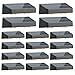 POLARPRA Solar Fence Lights Outdoor, Fence Lights Solar Powered IP65 Waterproof, Warm/Cool White and RGB Colors Changing Solar Wall Lights for Yard Garage Backyard Railing Step Patio Pool - 16Pack