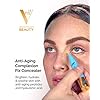 Veil-Cosmetics-Complexion-Fix-Oil-Free-Concealer-Highlighter-Under-Eye-Corrector-To-Help-Conceal-Dark-Circles-And-Blemishes-Vegan-Cruelty-Free-Paraben-Free-2N-Light-Neutral Veil Cosmetics - Complexion Fix Concealer - Liquid Concealer for Under Eye + Dark Circles - Highlight, Contour, Correct - Anti-Aging - Vegan Makeup Pen - Hydrating Lightweight (2N Light Neutral)