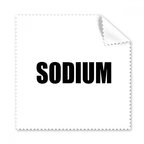 Chiffon de nettoyage pour lunettes et écran élément de sodium chimie lot de 5 pièces