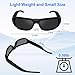 Camera Sunglasses Sports Action Glasses Camera 1080P Video Camera Glasses UV Protection Polarized Lens Support Photos/Videos Recording mit 16GB Micro SD Card and Card Reader for Outdoor Activities