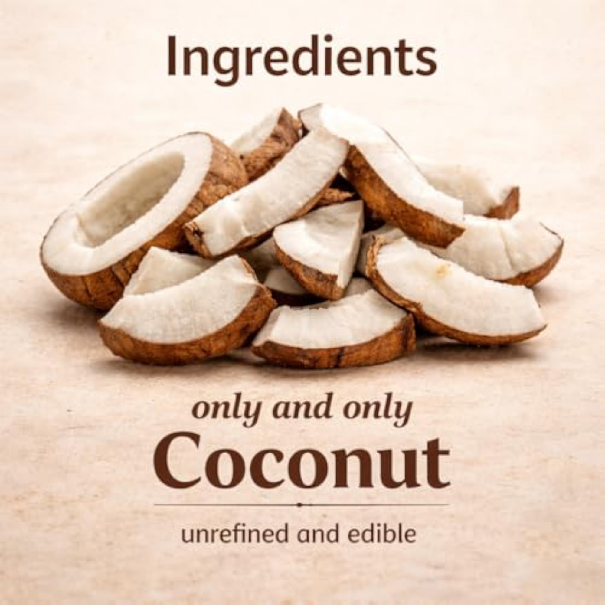 Coconut Oil Cold Pressed - 100% Pure