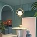 Pendant Lighting for Kitchen Island Modern Globe Pendant Light Mid Century Single Head Bedside Hanging Lamp Minimalist Brass Gold Kitchen Island Pendant Lighting Milky White Glass Ring Pendant Lamp w
