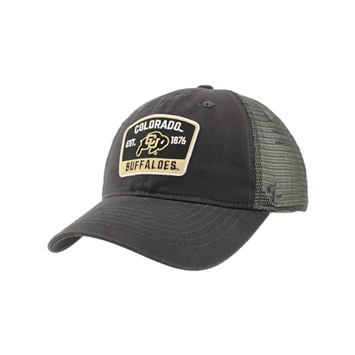 ZHATS Standard NCAA Officially Licensed Hat University Patch Switchback Charcoal