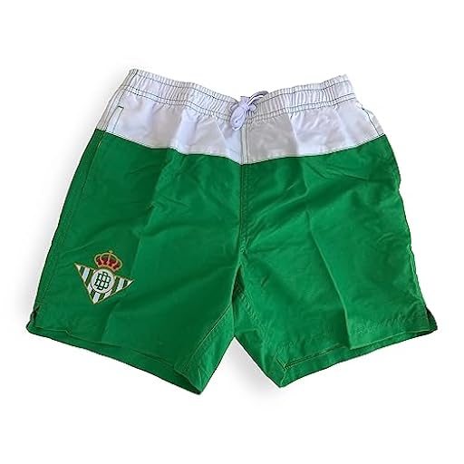 Bañador Real Betis Balompié Adulto Verde y Blanco con Bolsillos Producto Oficial (M) | Ya disponible en tu tienda friki favorita! En mundofriki.es!