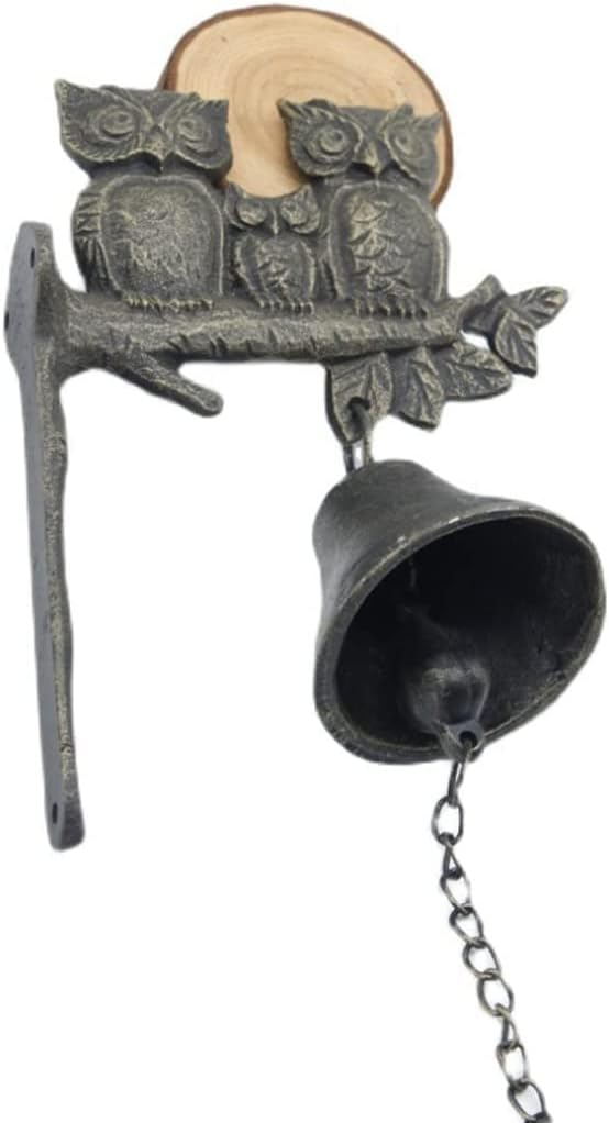 Cast Iron Doorbell Wall Bell Indoor Outdoor Din Cast Iron Doorbell Dinner Bells Front Door Owl Decorative Doorbell Dinner Bells Wall Bell Ship Bell
