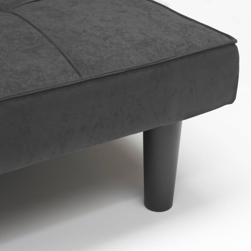 Produce Shop Sofá Cama Diseño En Tejido 2 Plazas para casa y Oficina Giada - Gris