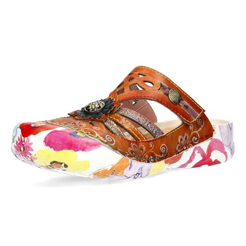 Mules en cuir Laura Vita Beczierso 61 dotées d'une semelle amortissante ultra confortable