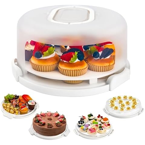 NPLUX 4-in-1 Cake Carrier Cover