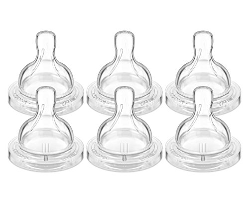 Philips Avent 6 Pack BPA Free Classic Variable Flow Nipple