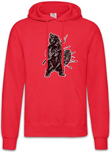 Sweat à capuche Viking Bear Urban Backwoods pour rester au chaud en hiver