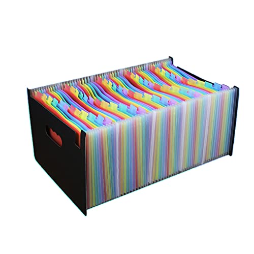 Dossier extensible imperméable 48 compartiments trieur bureau et école