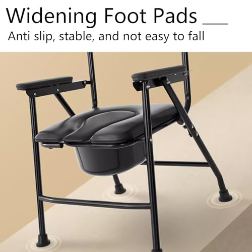 Chaise percée pliable pour le camping et la chambre des aînés - 5
