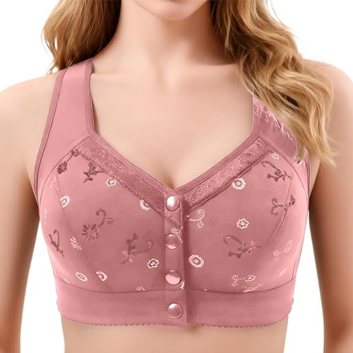 Soutien-gorge fermeture devant violet taille 14 sans armature enveloppant