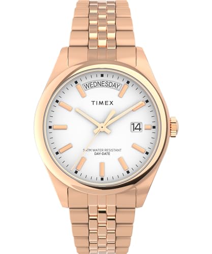 Montre Timex Legacy femme noire 36 mm cadran et bracelet noir élégant