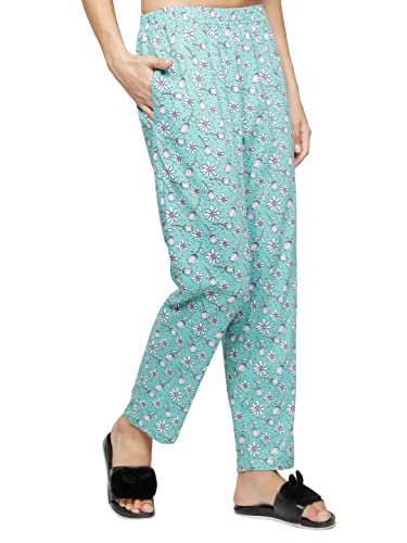 Image of B STORIES Women's Pyjama Pants - Relaxed Fit Nightwear Bottoms | Soft Pyjamas with Pockets | Breathable & Comfortable Sleepwear for Women (S-2XL)