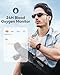 AGPTEK Smart Watch for Women Men, 5ATM Waterproof Smartwatch for Android and iOS Phones, Fitness Tracker Watch with 100+ Sports Modes, Heart Rate Monitor Pedometer Sleep Monitor, Black