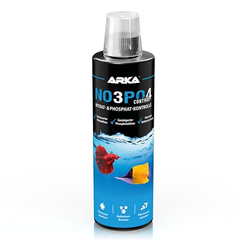Nitrat- & Phosphatentferner Aquarium – ARKA NOPO Control 473 ml – senkt NO3 & PO4 biologisch durch Bakterienaktivierung – für klares Wasser & stabile Werte – für Süß- & Meerwasseraquarien
