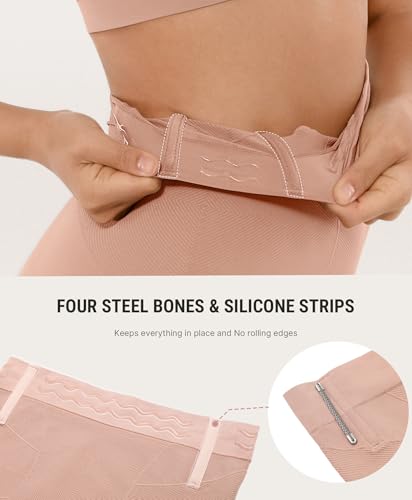 Image of FeelinGirl Body Shaper Tummy Control Shapewear Underwear High Waisted Shaping Briefs Panty Girdle