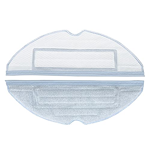 Image of HUAYUWA Replacement Microfiber Mop Cloth Cleaning Pads Fits for Roborock T7S T7S Plus S7 Vacuum Cleaner Accessories (2 Pack)