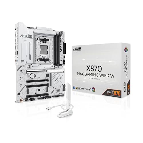 ASUS X870 MAX Gaming WIFI7W Motherboard Socket AMD AM5 (Ryzen 9000