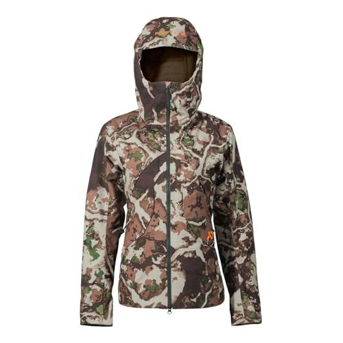 First Lite Women's Uncompahgre Foundry Jacket - Waterproof Insulated Camo Hunting Coat - First Lite Fusion - Medium
