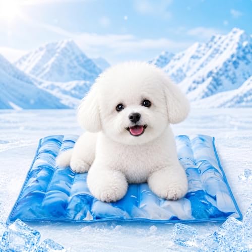 Dog Cooling Mat 2.0, Double-Sided Non-Slip Pet Cooling Pad, Washable