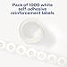 Avery Self-Adhesive Hole Reinforcement Stickers, 1/4