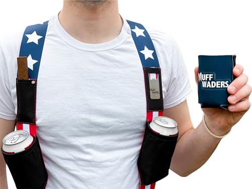 Image of Men's Suspenders - Spenders for Men - Ideal for Tailgates, Parties & Casual Events - Men Accesories