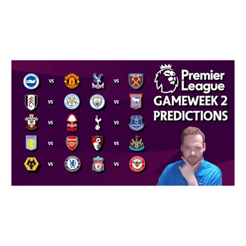 Premier League Predictions Gameweek 2! Premiership Predictions GW 2!