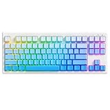 【Soft-Silicone Quiet & Comfortable Typing】 Experience a uniquely soft yet responsive keystroke with our specialized silicone switch design. Significantly reduces typing noise for quiet late-night sessions, while providing lasting comfort that reduces fatigue during long gaming marathons or work hours.