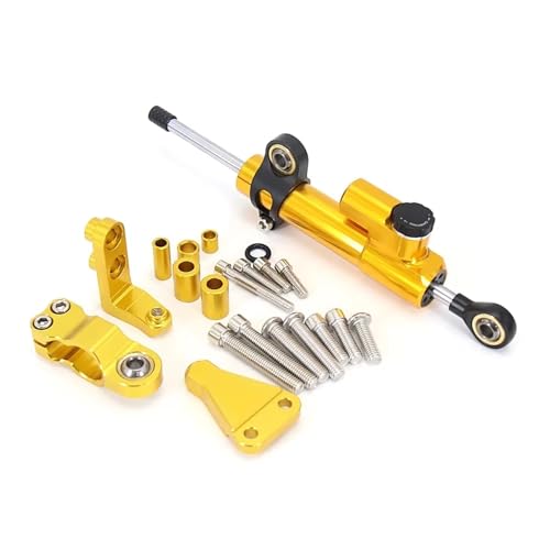 DAYOTIE Lenkungsdämpfer Kompatibel Mit Aprilia Für RS Für 660 2021 2022 2023 Motorradzubehör Lenkstabilisator Dämpfer Montagehalterung Kit(NO.2)