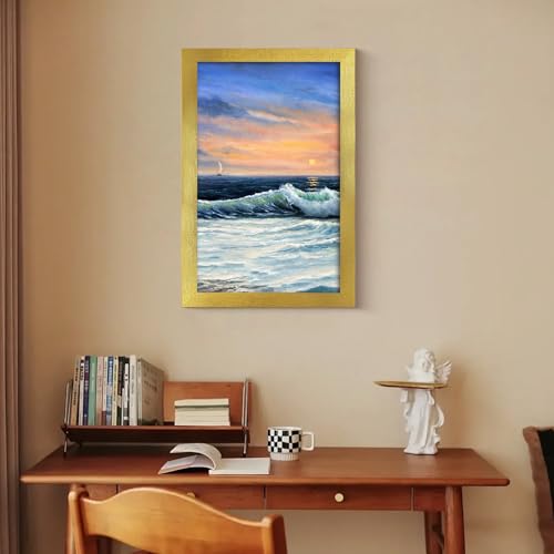 Image of LUCKYLIFE 16x24 Frame in Gold, Gallery Frame for Wall Mounting, 2 Pack