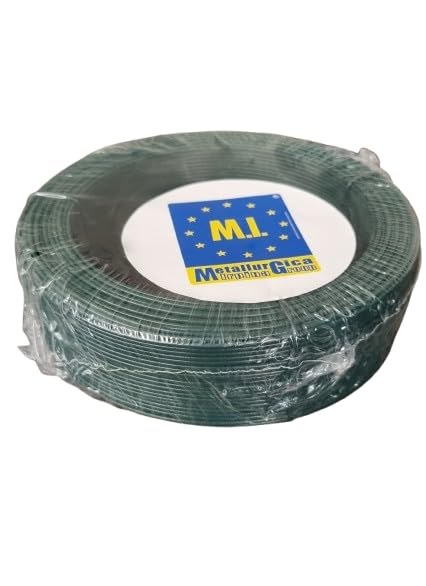 Filo Di Legatura Rivestito In PVC, Verde, Rotolo Da 15 Metri, Per Fissare E Proteggere Le Piante Filo Di Legatura Da Giardino 91653351