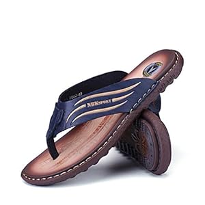 Summer Men Flip-Flops Slippers Fashion Ergonomie in Lijn Met Foot Contoursmaterial Zachter Taaie Duurzame Duurzame Slijtage Voor Binnen En Buiten,A,40