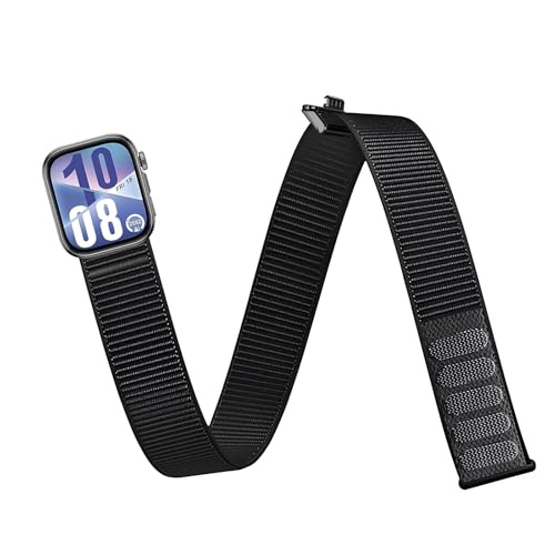 chinbersky Nylonowa pętla sportowa na bicepsy, na ramię, na kostkę, kompatybilna z Huawei Watch Fit 3/Fit 4/4 Pro, materiałowa, regulowana, sportowa bransoletka / pasek na kostkę do Huawei Watch Fit3