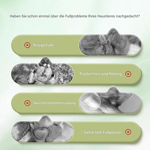 Youding Balsam für die Ballen von Hundepfoten | 30ml Pflegeöl für Katzenpfoten - Milde Reparierende Und Nährende Pflege Für Katzenkrallen Und Welpenpfoten Bei Trockenen Rissigen Ballen