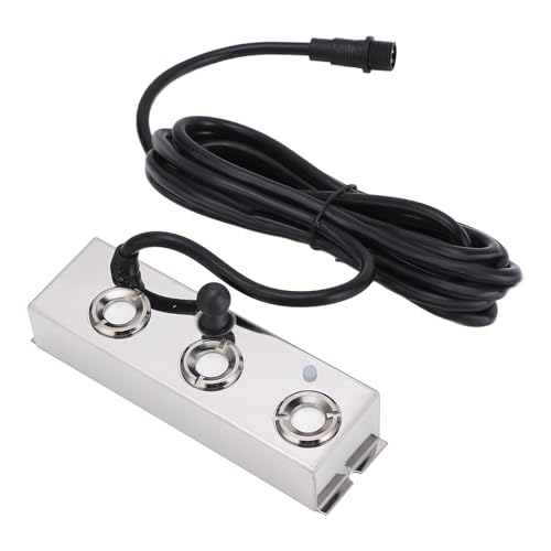 Jeffergarden Nebulizzatore a Ultrasuoni 36V con 3 Testine e Cavo 3 Metri, Generatore di Nebbia per Laghetto e Giardino, Portata 1500 ml/h