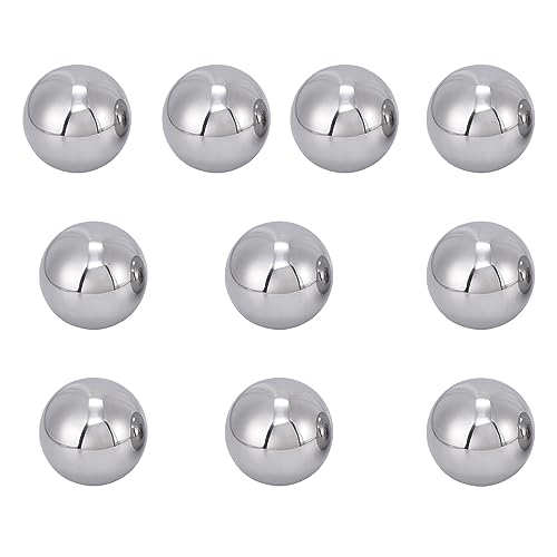 Ten 3/4" Inch Diameter Hardened Chrome Solid Steel Bearing Balls,Vigorous Precision Balls（10 Pieces）