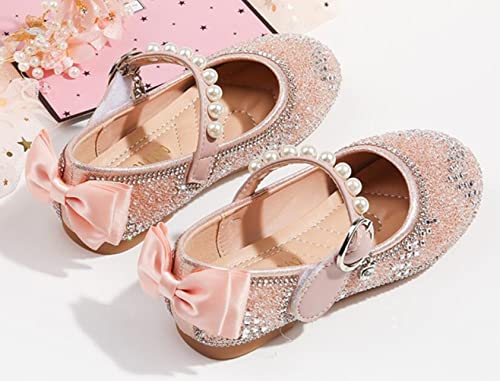 Girl's Mary Jane Adorable Sparkle Princess Party Dress Shoes4